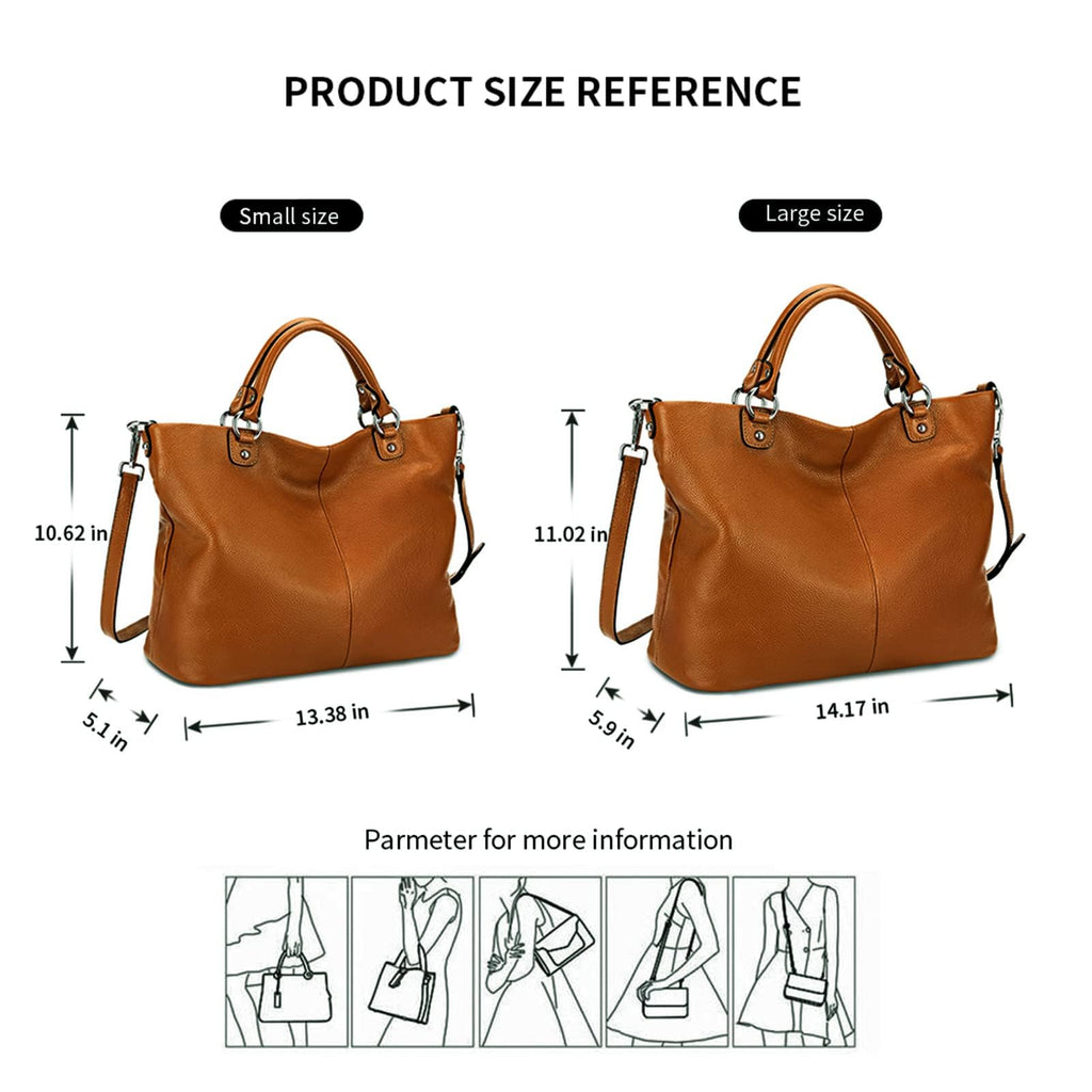 Kattee Women's Leather Tote Bag