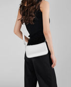 Retro Vegan Leather Shoulder Bag -  by Handbags Specialist Headquarter | Available at Handbags Specialist Headquarter