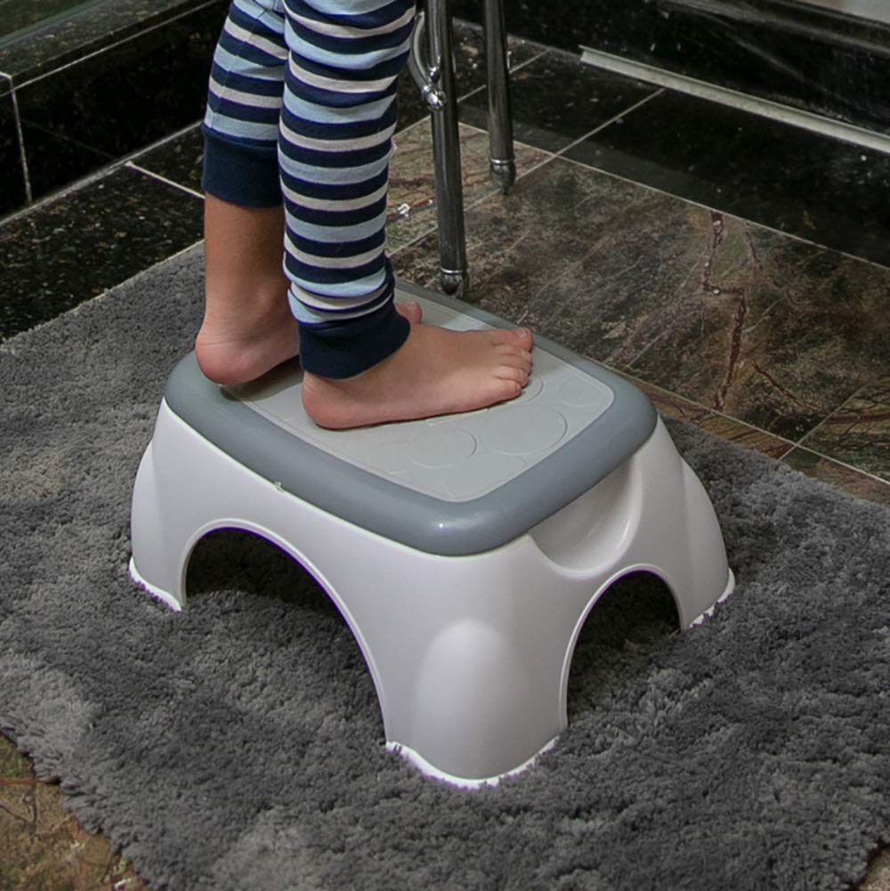 Nuby Gray Step Up Stool for Kids - Baby Products by Handbags Specialist Headquarter | Available at Handbags Specialist Headquarter
