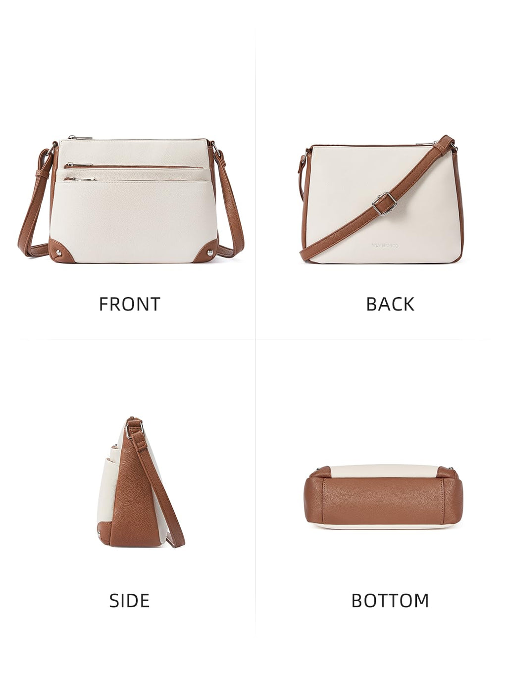 WestBronco ZipSatchel: Women's Medium Crossbody Bag - Handbags by Handbags Specialist Headquarter | Available at Handbags Specialist Headquarter