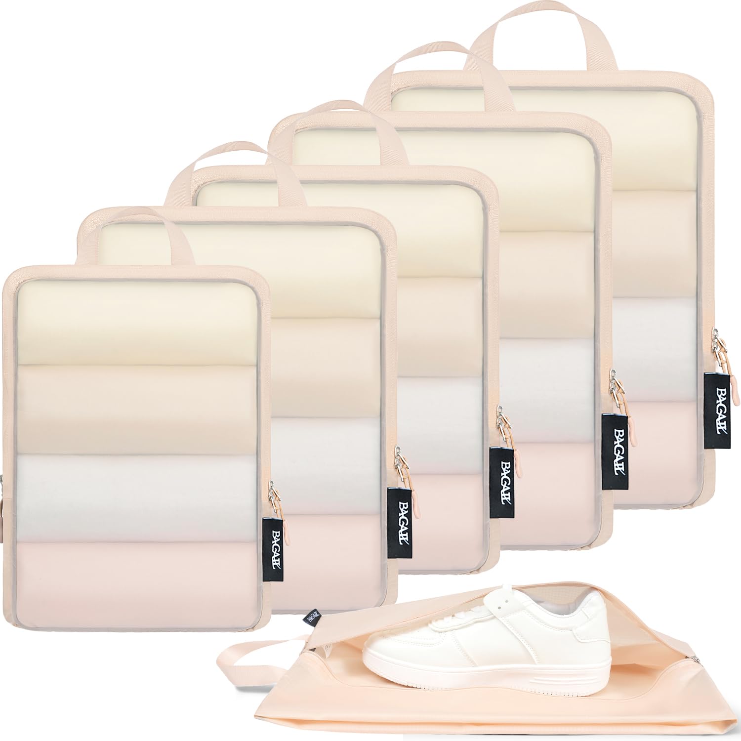 BAGAIL Travel Compression Cubes Set for Packing Ease -  by Handbags Specialist Headquarter | Available at Handbags Specialist Headquarter