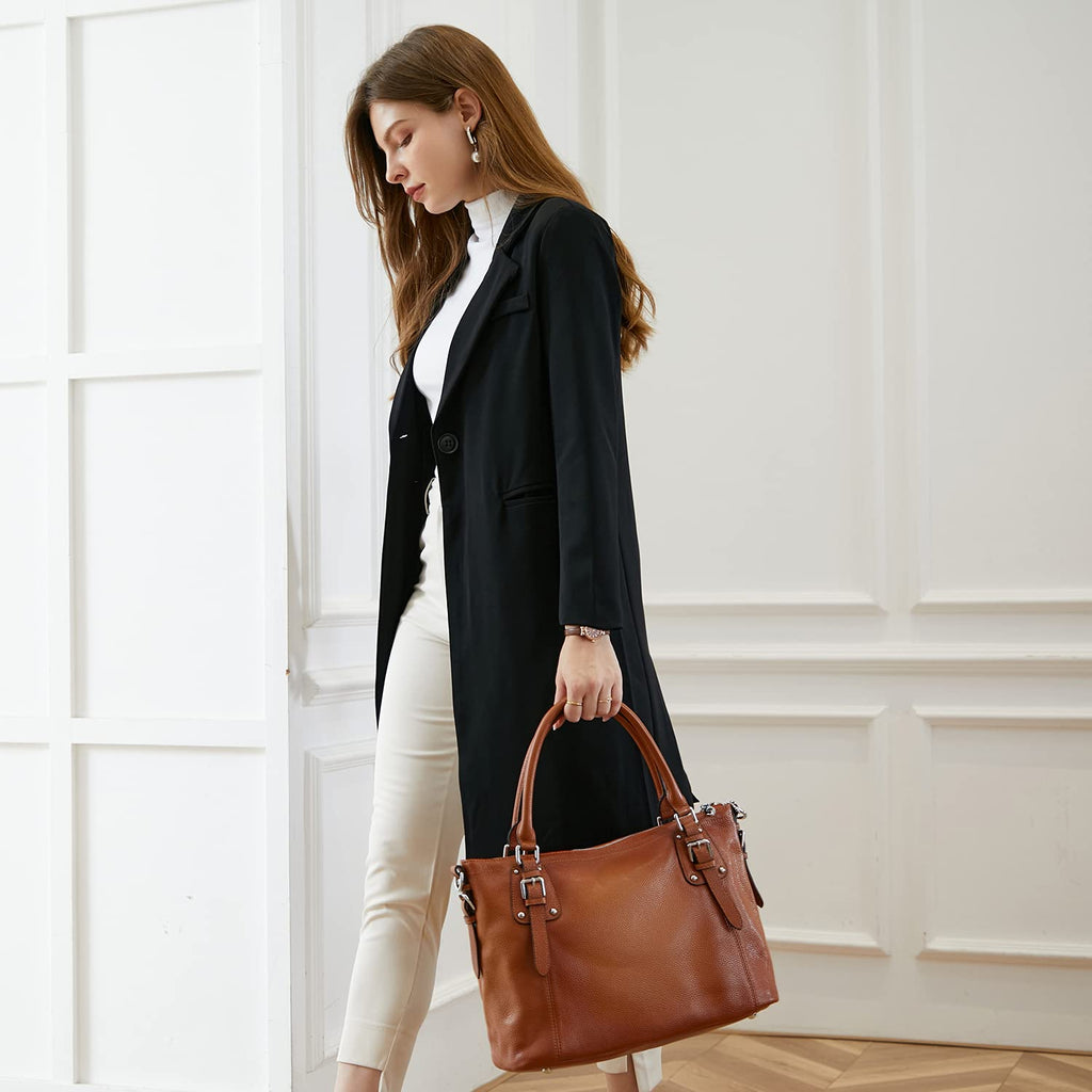 Genuine Leather Women's Tote Shoulder Bag
