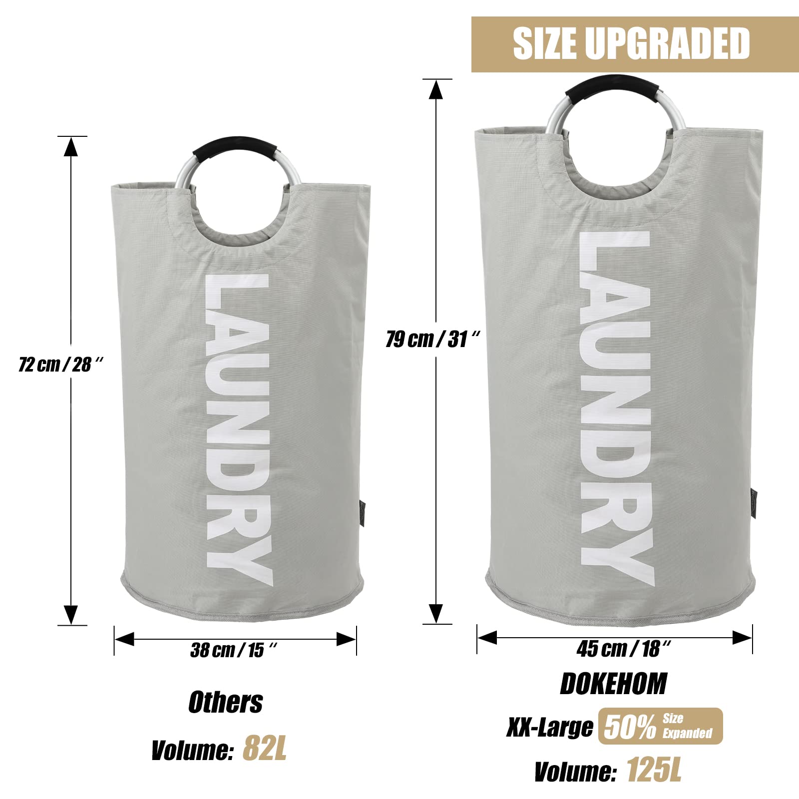 FoldAway Laundry Hamper - Laundry Baskets by Handbags Specialist Headquarter | Available at Handbags Specialist Headquarter