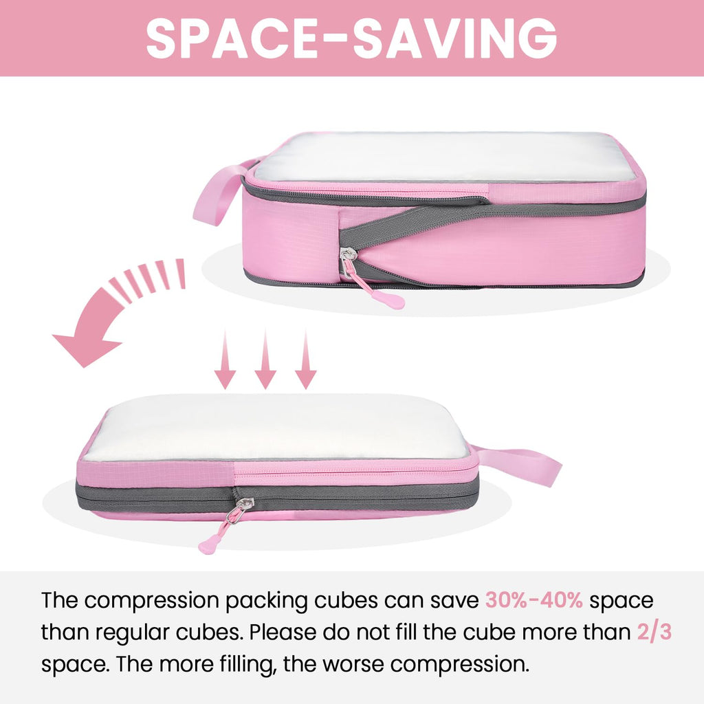 BAGAIL Travel Compression Cubes Set for Packing Ease -  by Handbags Specialist Headquarter | Available at Handbags Specialist Headquarter