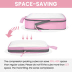 BAGAIL Travel Compression Cubes Set for Packing Ease -  by Handbags Specialist Headquarter | Available at Handbags Specialist Headquarter