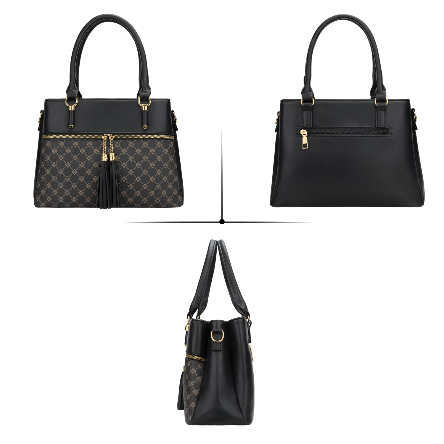 Luxe Leather Satchel & Crossbody Bags -  by Handbags Specialist Headquarter | Available at Handbags Specialist Headquarter