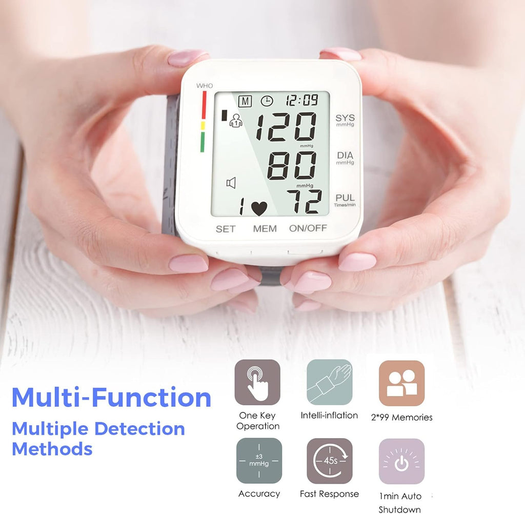 MMIZOO Auto BP Monitor with Large LCD Display - Health & Household by Handbags Specialist Headquarter | Available at Handbags Specialist Headquarter