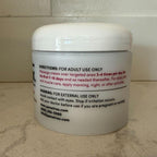 White jar of Penetrex cream with printed usage directions and warnings on the label. - Penetrex Cream Duo Pack - 2oz & 4oz Jars - 4 Ounce (Pack of 1) - Handbags Specialist Headquarter
