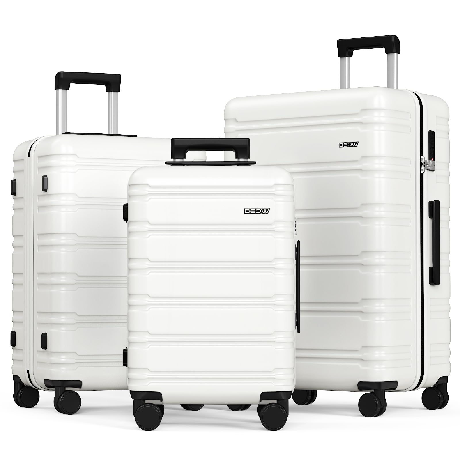 BEOW Spinner Luggage Set - Luggage Travel Bags by Handbags Specialist Headquarter | Available at Handbags Specialist Headquarter