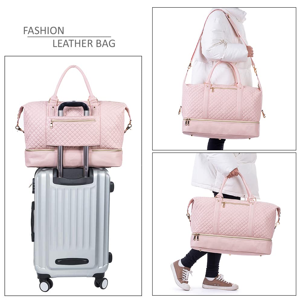 Weekender Overnight Travel Bag with Shoe Pouch