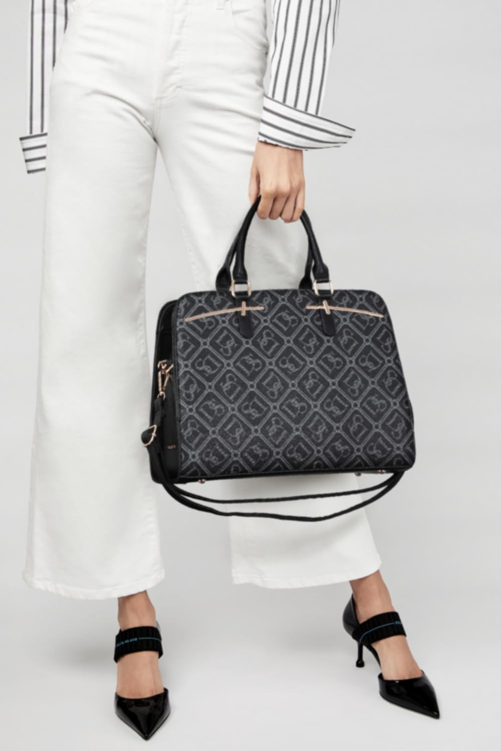 Women’s 2pc Tote & Wallet Handbag Set with 3 Compartments