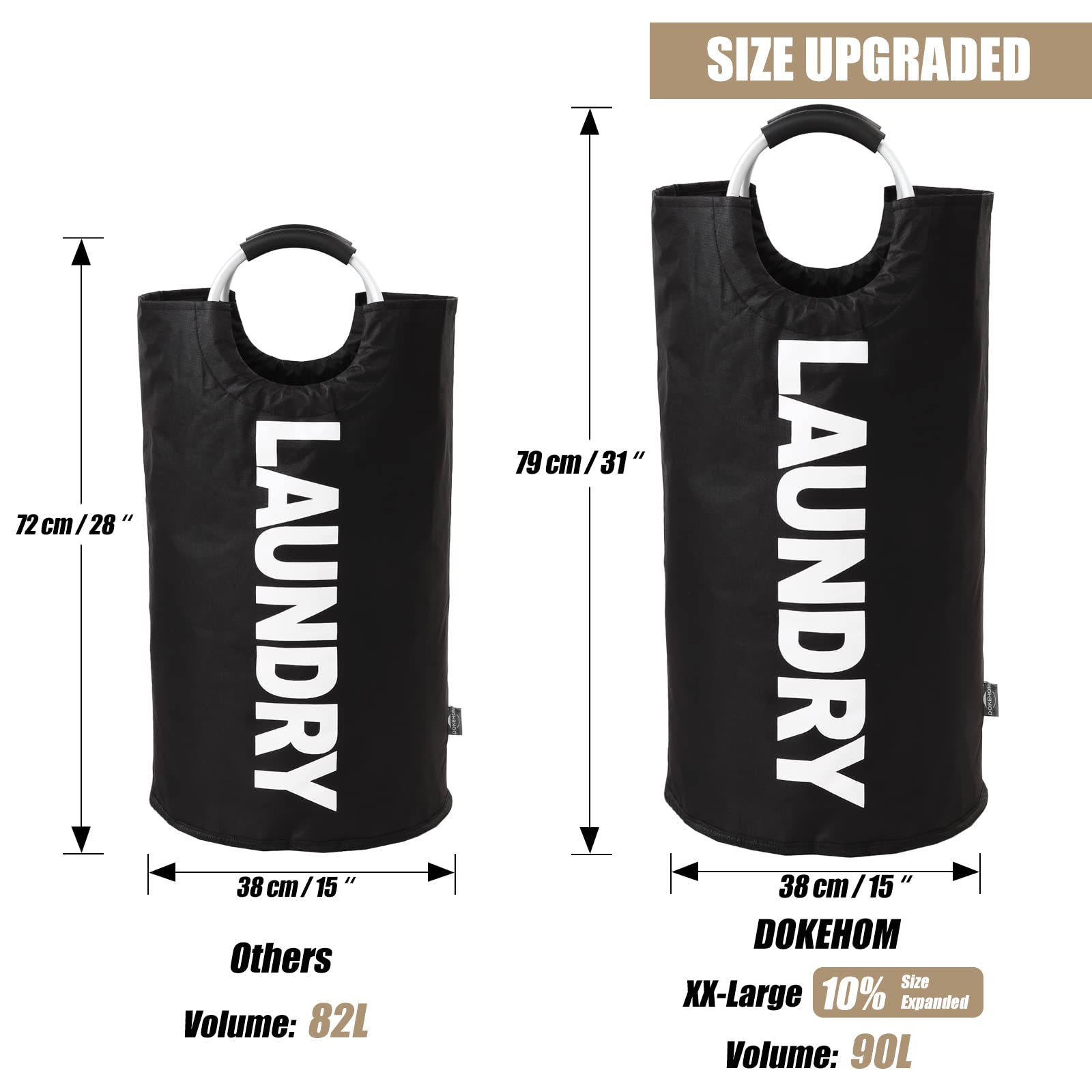 FoldAway Laundry Hamper - Laundry Baskets by Handbags Specialist Headquarter | Available at Handbags Specialist Headquarter