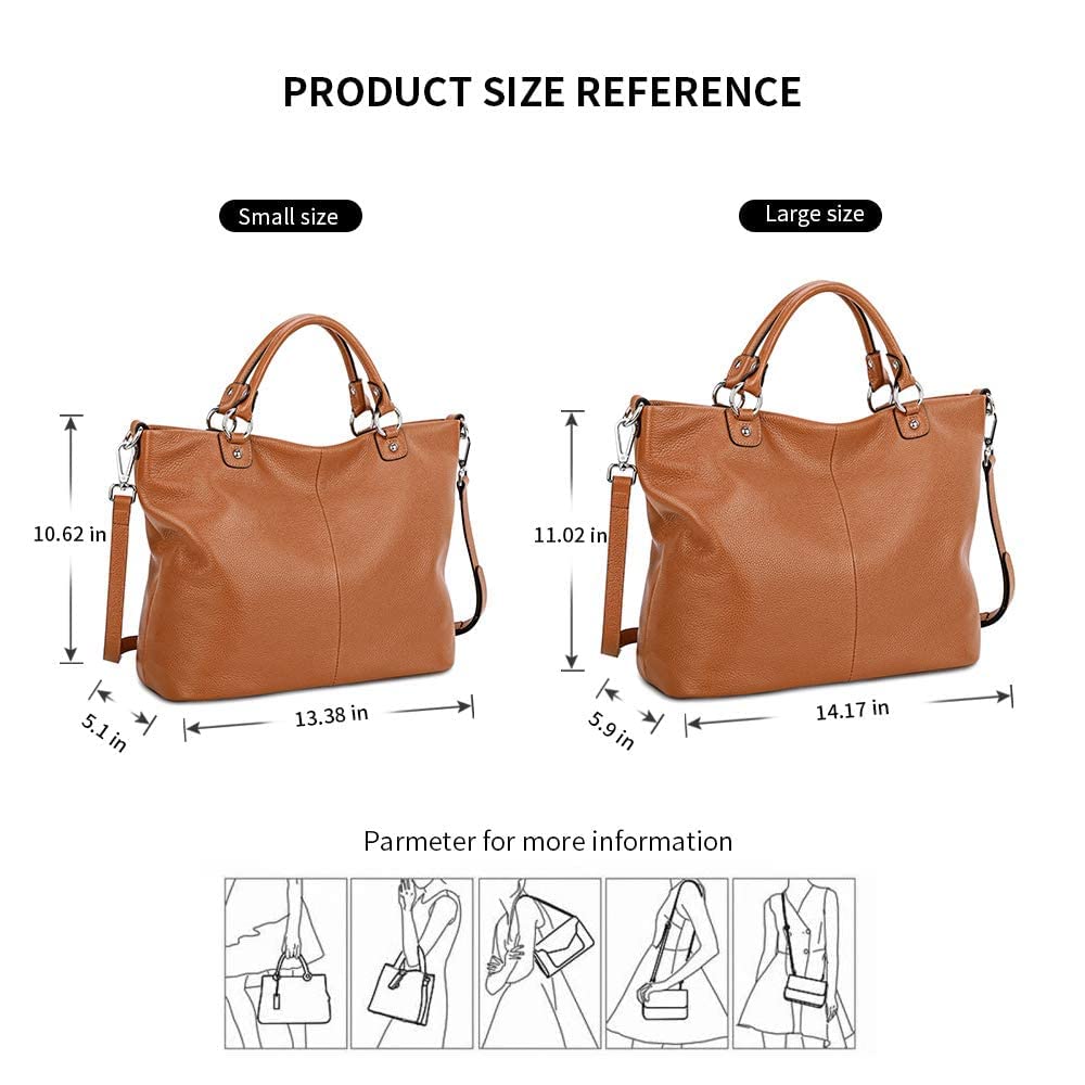 Kattee Women's Leather Tote Bag