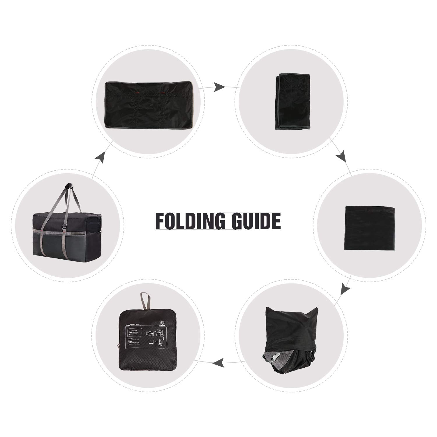REDCAMP Foldable Waterproof Travel Sports Bag