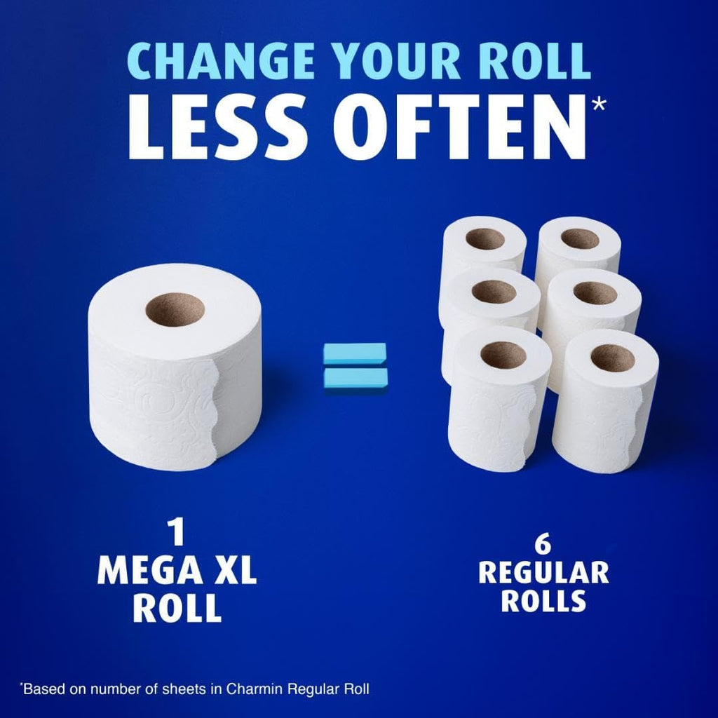 Charmin Cloud Soft: 6 Mega = 24 Regular Rolls - Toilet Paper by Handbags Specialist Headquarter | Available at Handbags Specialist Headquarter