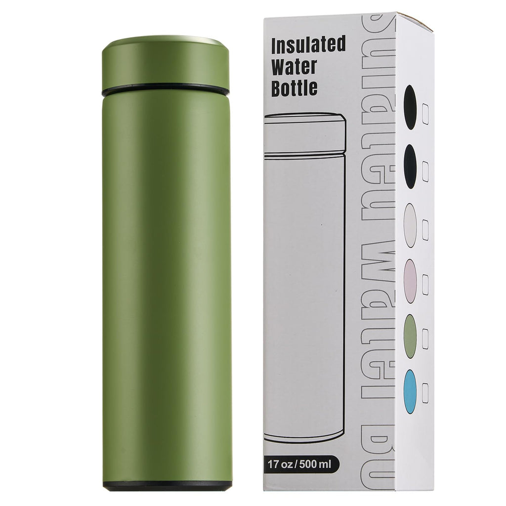 ThremoGuard: 17oz Stainless Steel Insulated Bottle - Water Bottles by Handbags Specialist Headquarter | Available at Handbags Specialist Headquarter