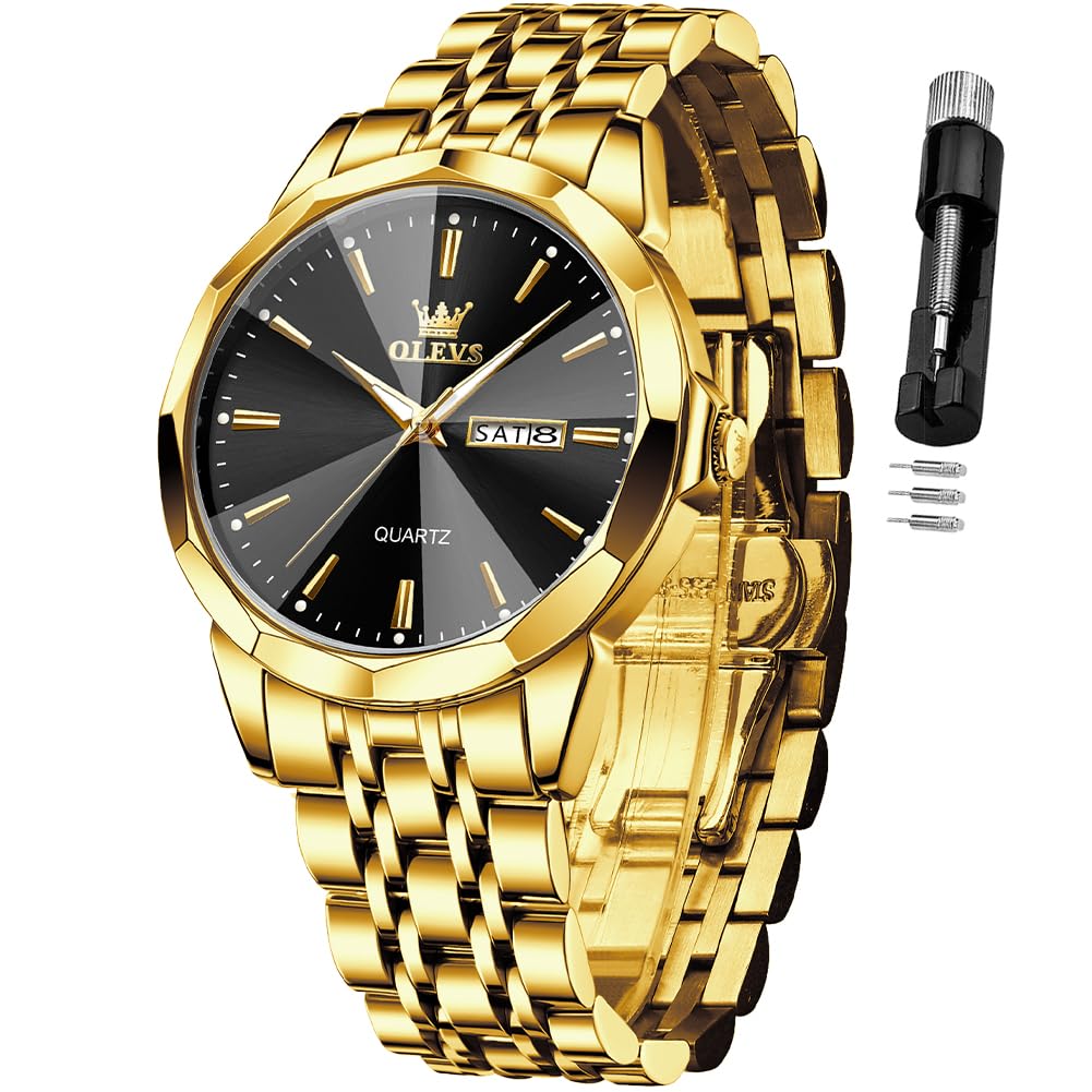 AzureGleam: Elite Men's Diamond Steel Watch