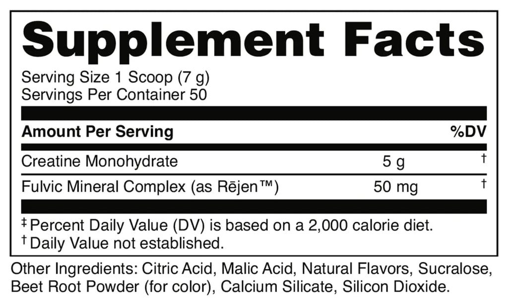 Bucked Up Micronized Creatine - Unflavored Power Boost - Healthcare by Handbags Specialist Headquarter | Available at Handbags Specialist Headquarter