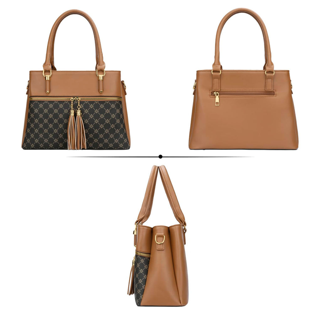 Luxe Leather Satchel & Crossbody Bags -  by Handbags Specialist Headquarter | Available at Handbags Specialist Headquarter