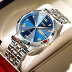 SteelGlow: OLEVS Quartz Men's Luminous Watch