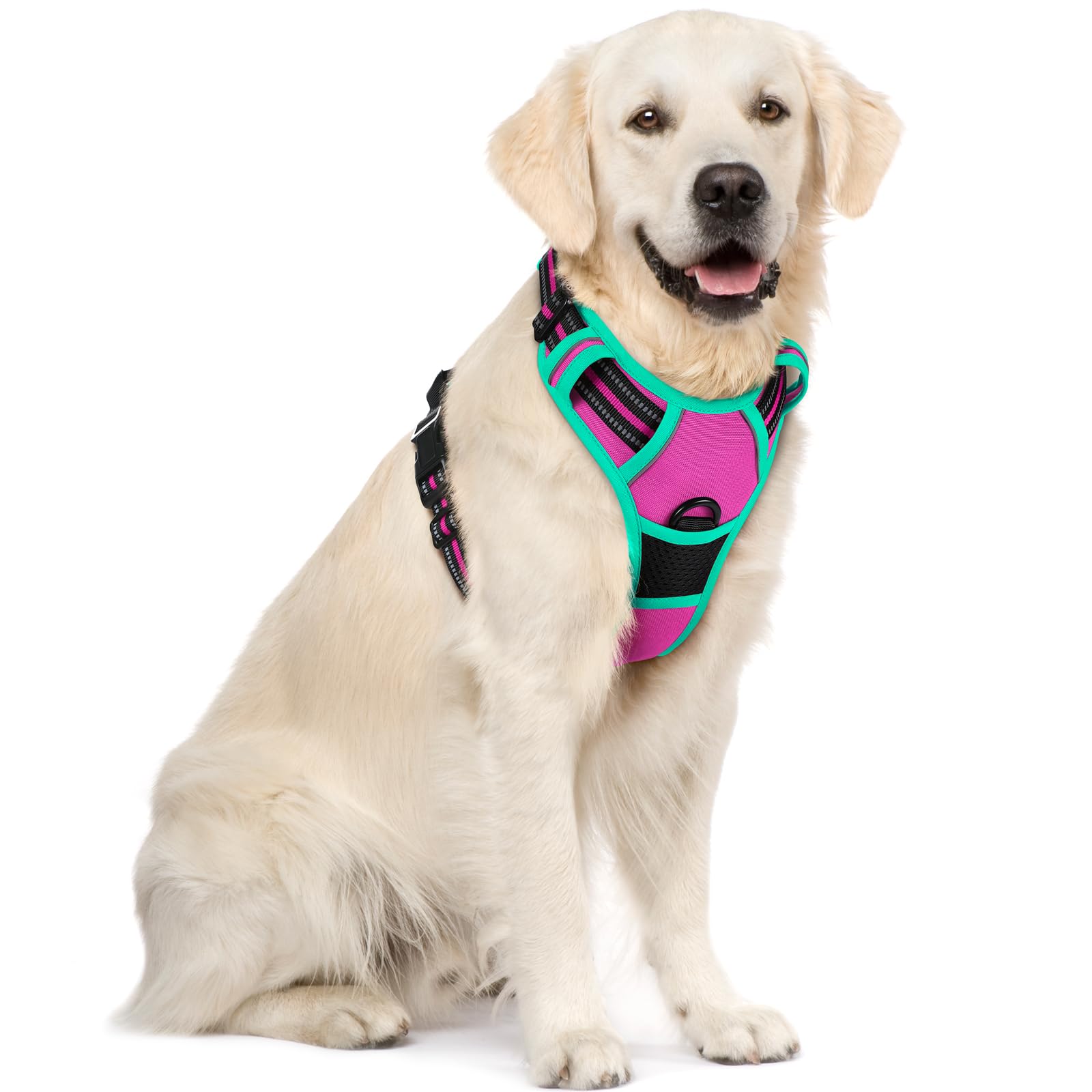 PawGuard No-Pull Reflective Dog Harness - Large Black -  by Handbags Specialist Headquarter | Available at Handbags Specialist Headquarter