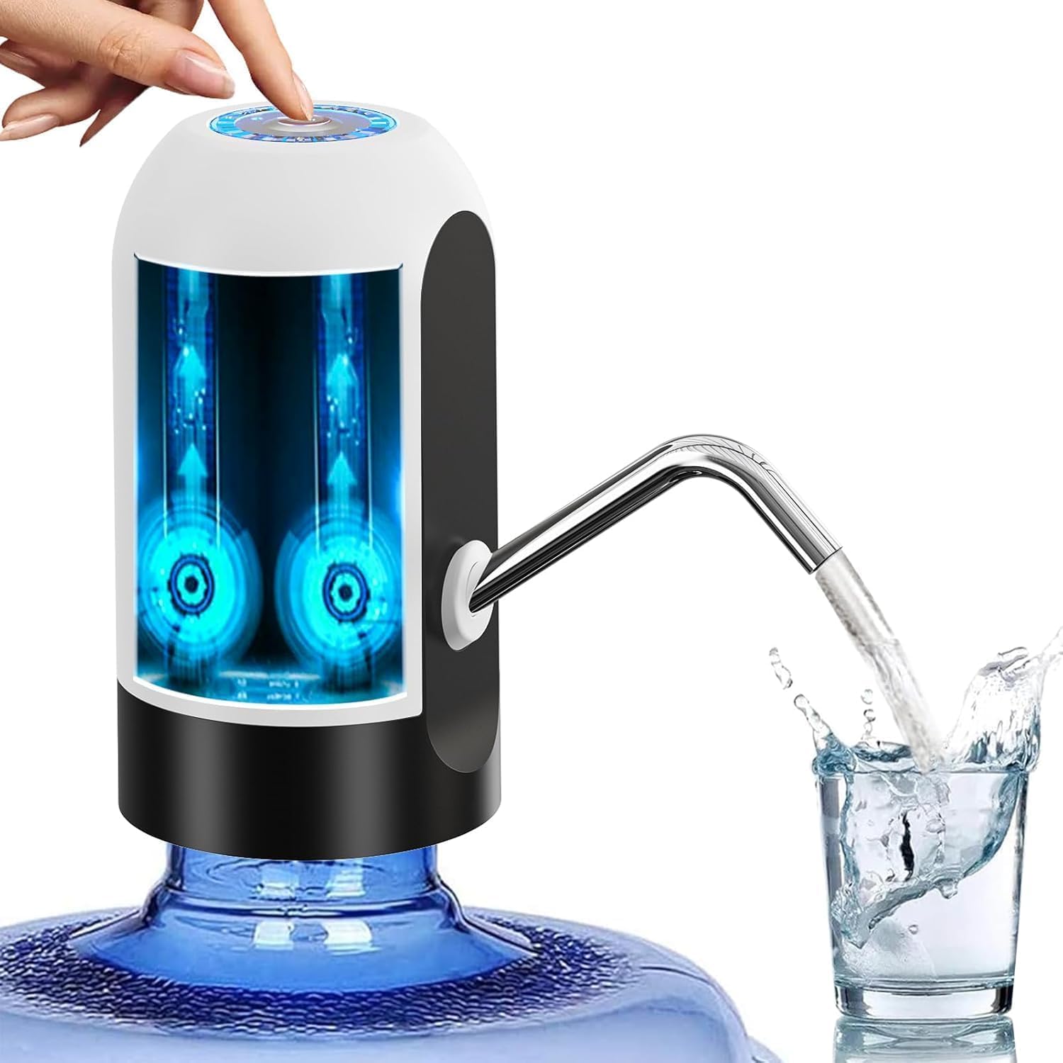 Portable USB Water Dispenser for 3-5 Gallon Bottles