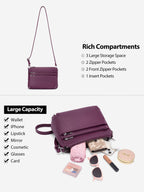 WestBronco ZipSatchel: Women's Medium Crossbody Bag - Handbags by Handbags Specialist Headquarter | Available at Handbags Specialist Headquarter