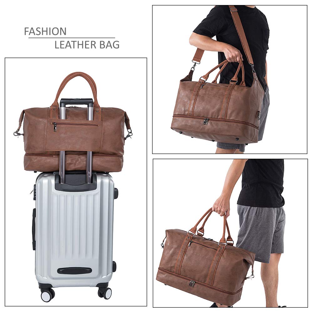 Weekender Overnight Travel Bag with Shoe Pouch
