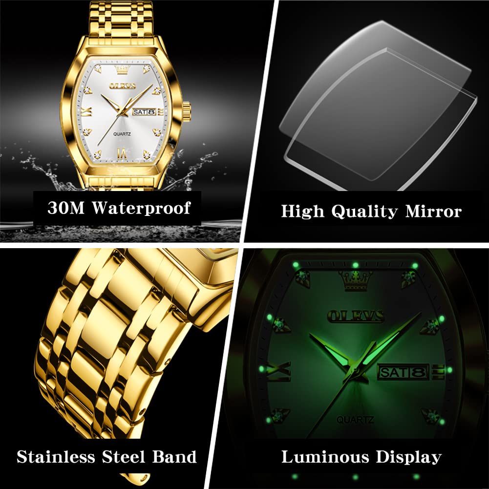 SteelGlow: OLEVS Quartz Men's Luminous Watch