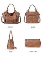 CLUCI Eco Luxe Vegan Leather Tote Bag - Bucket Bag by Handbags Specialist Headquarter | Available at Handbags Specialist Headquarter