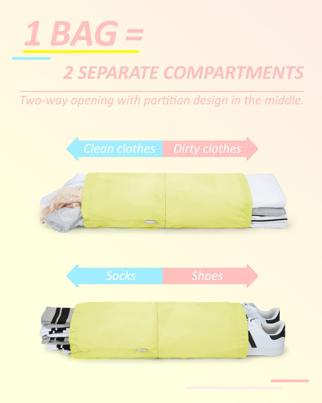 PackPro 6 Set Compression Cubes for Travel - Luggage Travel Bags by Handbags Specialist Headquarter | Available at Handbags Specialist Headquarter