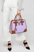 Dasein Women’s 2pcs Satchel & Shoulder Bag Set