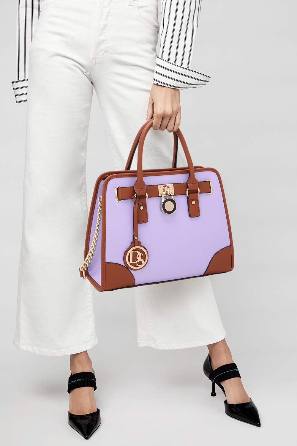 Dasein Women’s 2pcs Satchel & Shoulder Bag Set