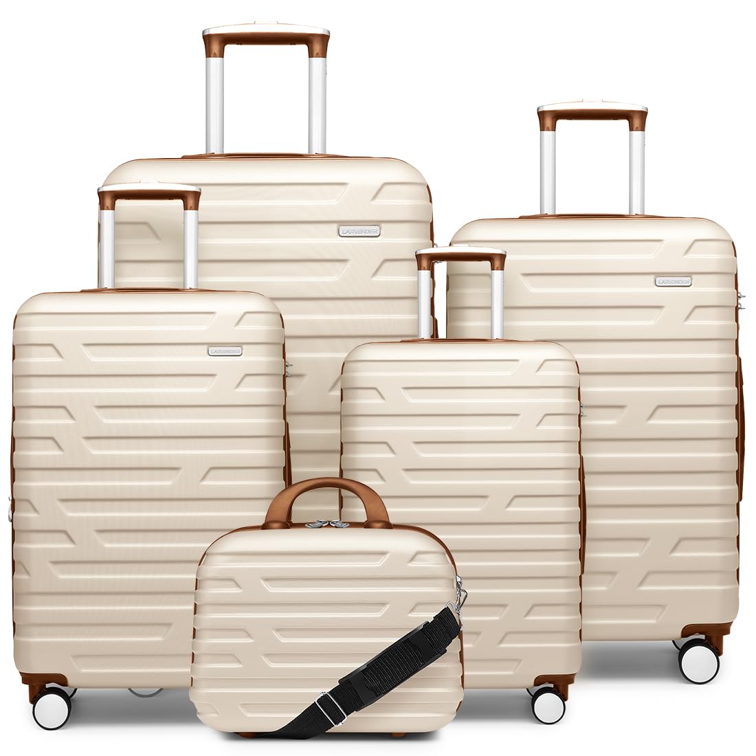 LAVENDER 6pc Hardside Spinner Luggage – ##variant## Luggage Travel Bags