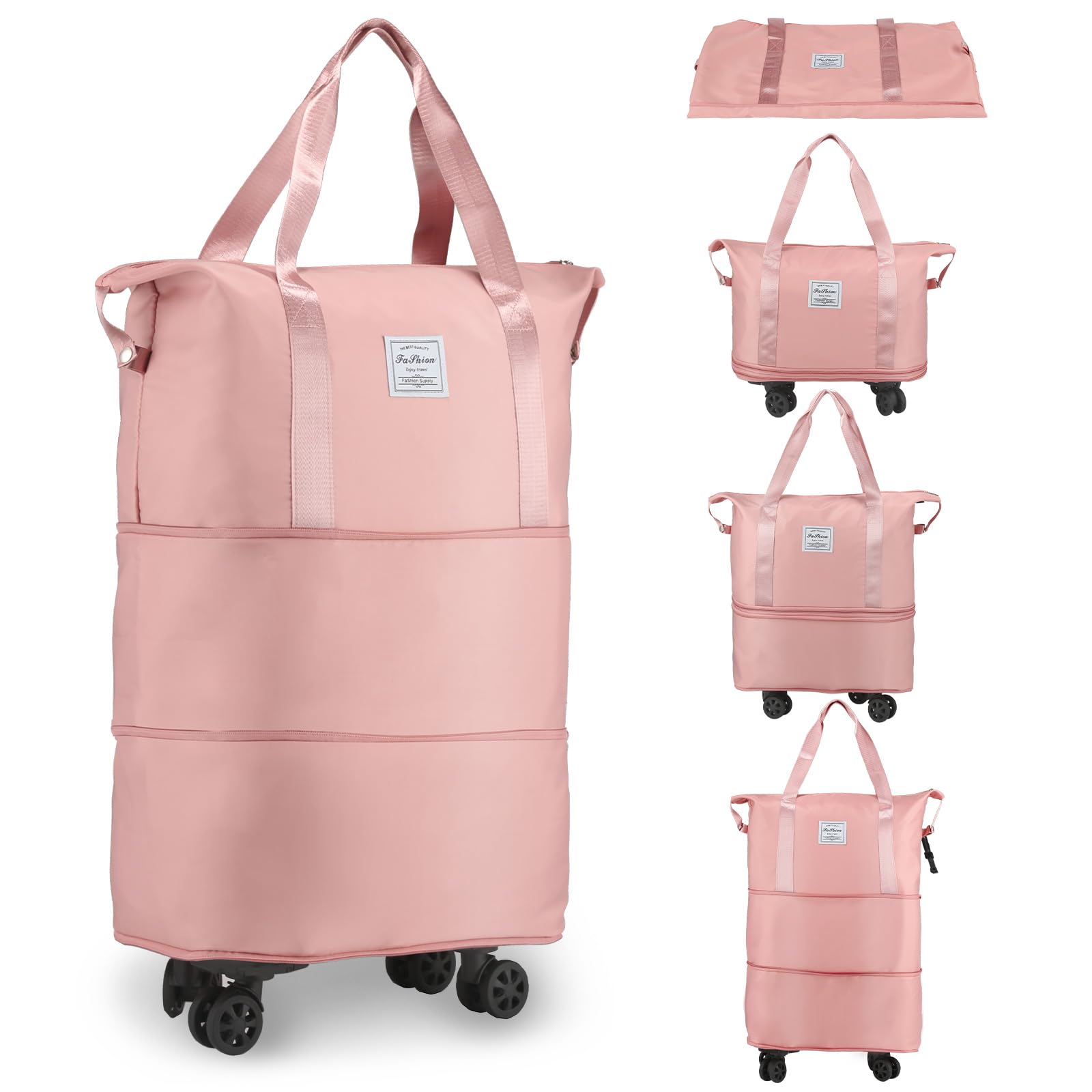 VoyagePro Expandable Wheeled Duffle Bag -  by Handbags Specialist Headquarter | Available at Handbags Specialist Headquarter