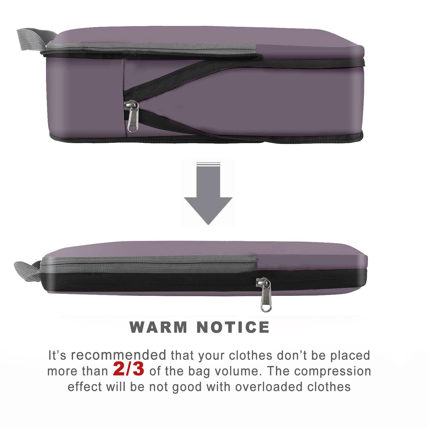 BAGAIL Expandable Travel Compression Cubes Set -  by Handbags Specialist Headquarter | Available at Handbags Specialist Headquarter