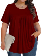 SoftTunic-Plus Crew SS - Tops by Handbags Specialist Headquarter | Available at Handbags Specialist Headquarter