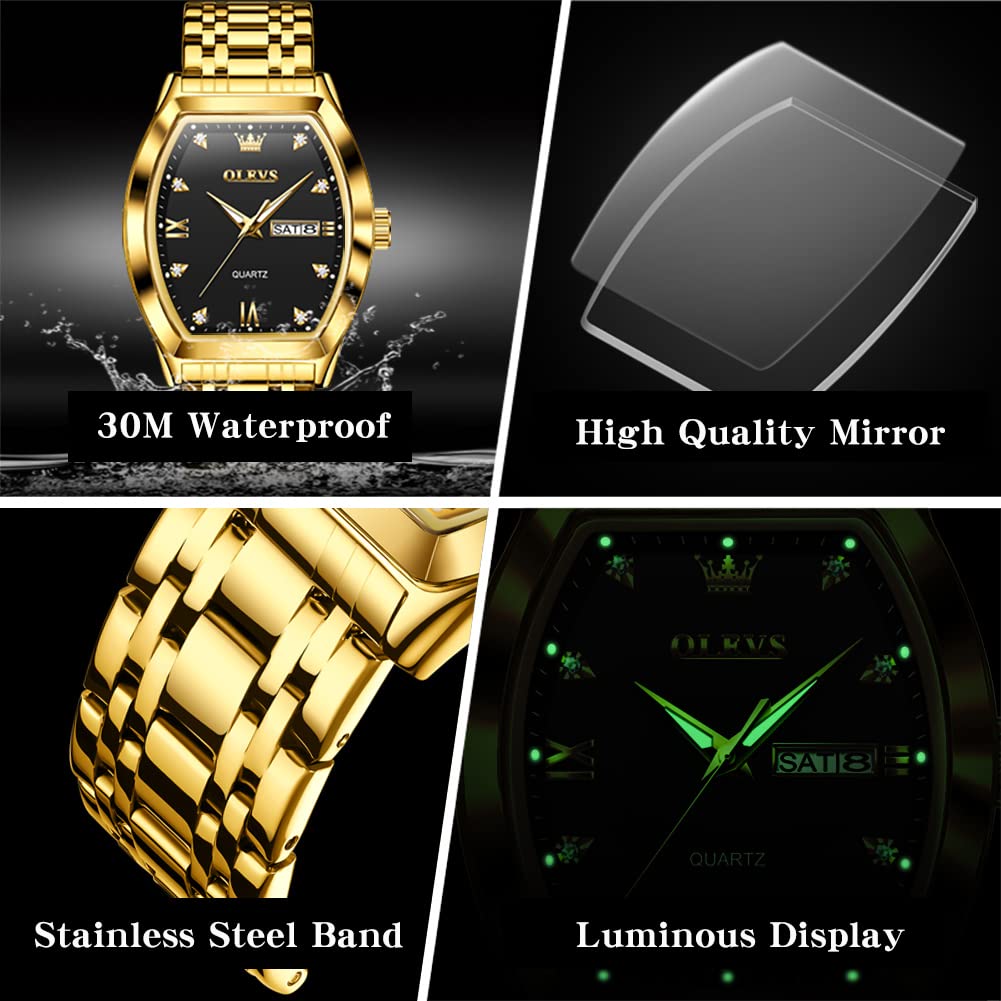 SteelGlow: OLEVS Quartz Men's Luminous Watch