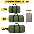 VoyagerMax 100L Travel Duffel - Foldable & Durable