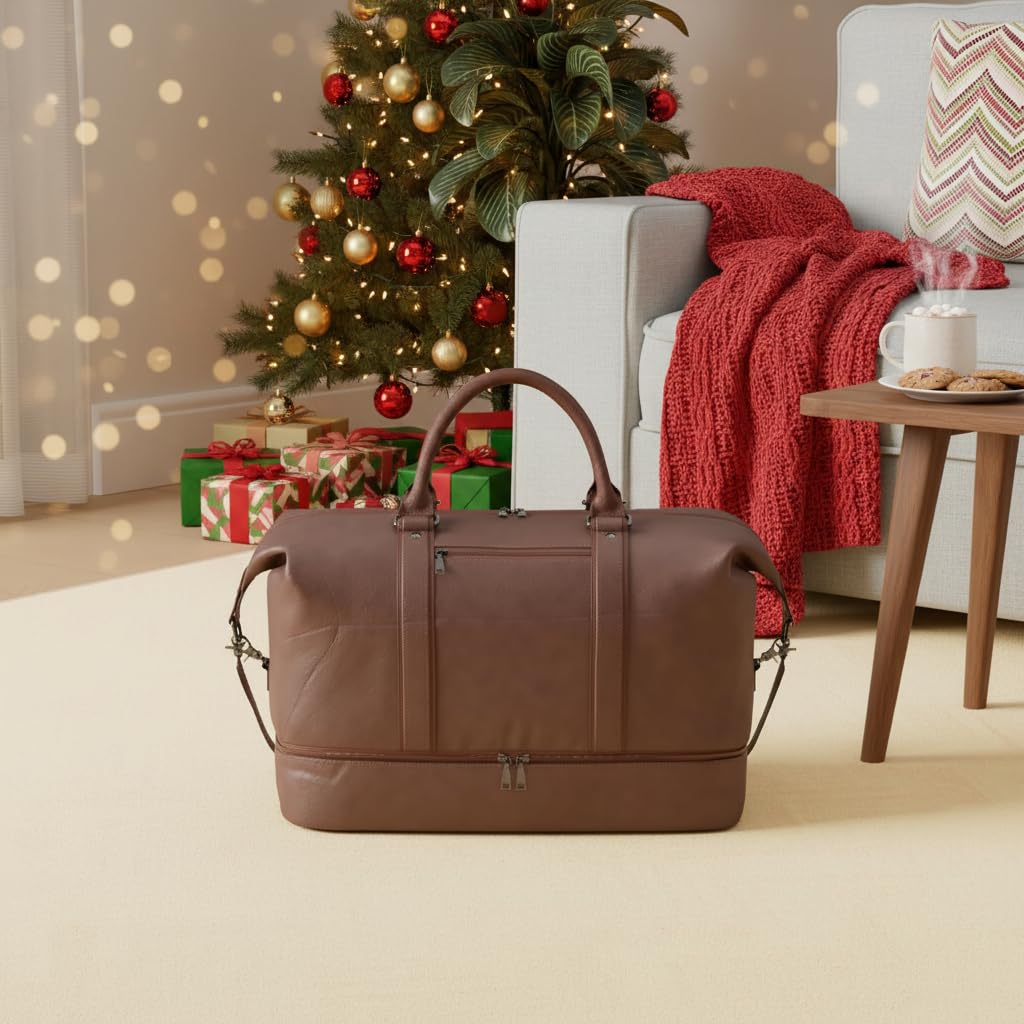 Weekender Overnight Travel Bag with Shoe Pouch