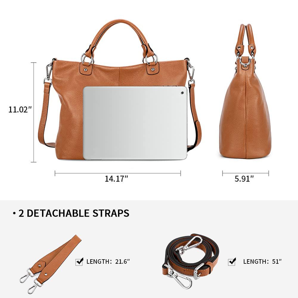 Kattee Women's Leather Tote Bag