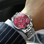 EclipseTime: Luminous Men's Luxury Chrono Watch