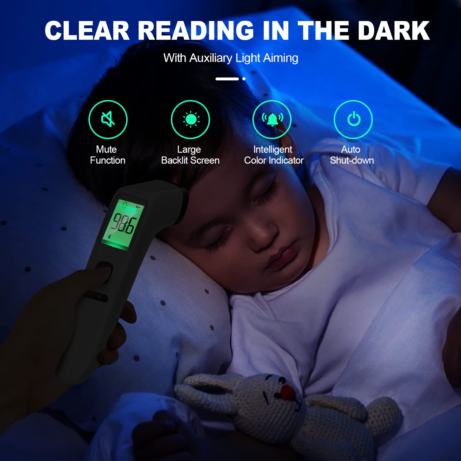 SmartScan No-Touch Thermometer: Family & Fever Care - Health Care by Handbags Specialist Headquarter | Available at Handbags Specialist Headquarter