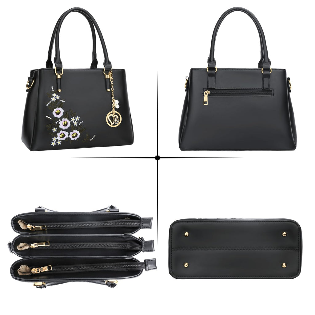 Luxe Leather Satchel & Crossbody Bags -  by Handbags Specialist Headquarter | Available at Handbags Specialist Headquarter