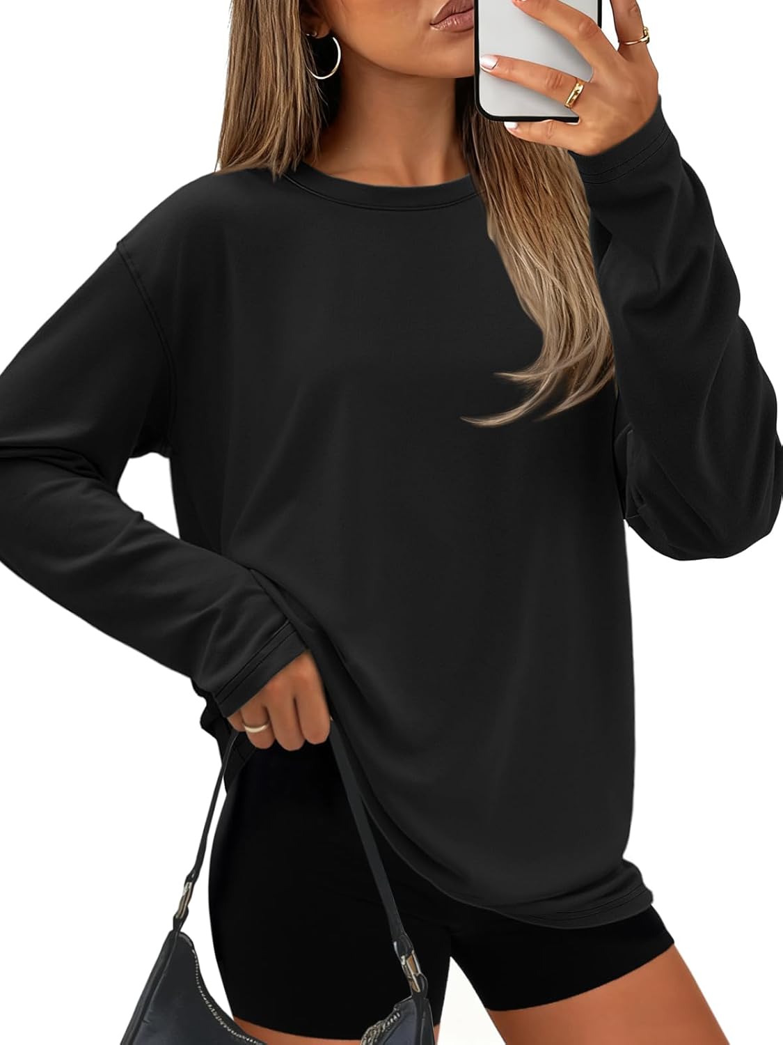 ATHMILE Women's Oversized Graphic Tee