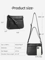 WestBronco ZipSatchel: Women's Medium Crossbody Bag - Handbags by Handbags Specialist Headquarter | Available at Handbags Specialist Headquarter