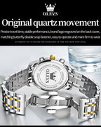 EclipseTime: Luminous Men's Luxury Chrono Watch