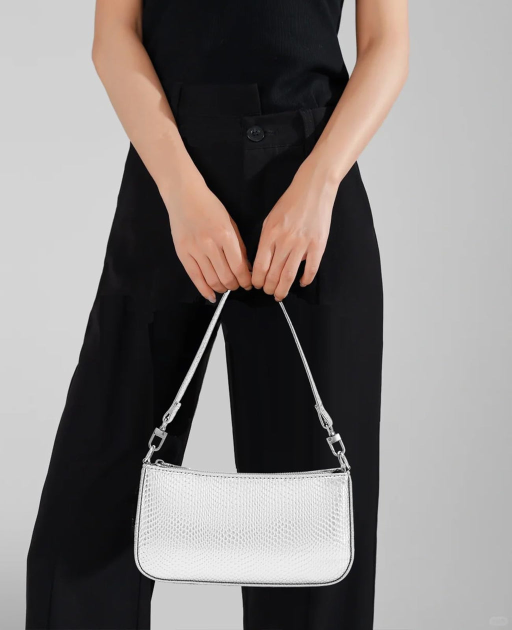 Retro Vegan Leather Shoulder Bag -  by Handbags Specialist Headquarter | Available at Handbags Specialist Headquarter