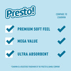 Presto! Ultra-Soft 2-Ply Family Mega Rolls Pack -  by Handbags Specialist Headquarter | Available at Handbags Specialist Headquarter