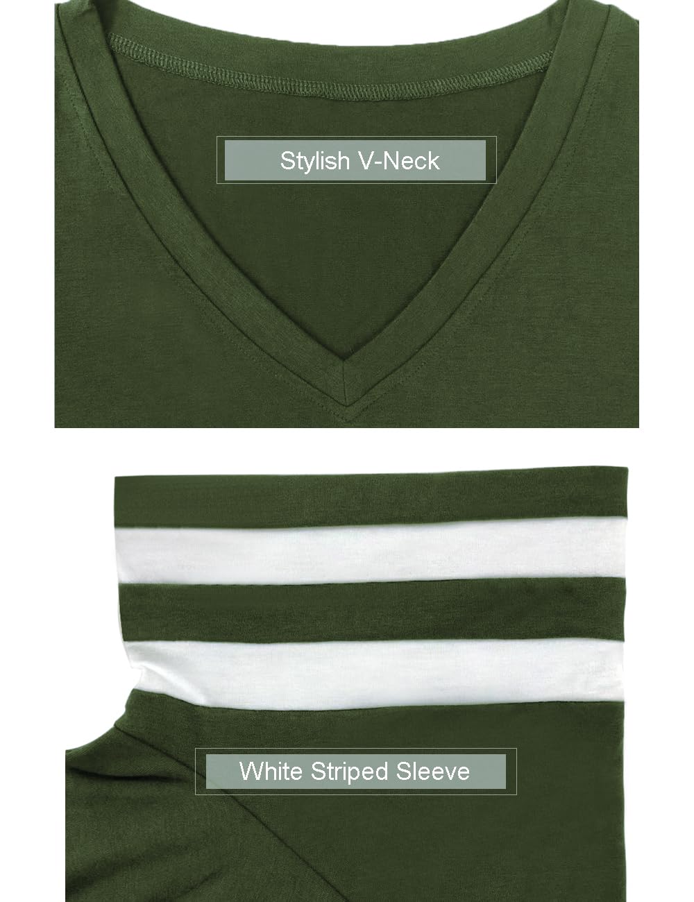 Summer V-Neck Plus Tunic Tee for Women 1X-5X - Woman T-Shirt by Handbags Specialist Headquarter | Available at Handbags Specialist Headquarter